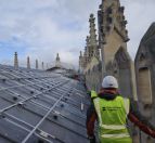 Work begins on King's College Chapel PV panels installation